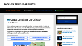 What Comolocalizarcelular.com website looked like in 2020 (3 years ago)