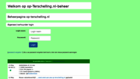 What Cockpit.op-terschelling.nl website looked like in 2020 (3 years ago)