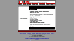 What C-c.ch website looked like in 2020 (4 years ago)