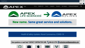 What Ceportal.apexsystems.com website looked like in 2020 (4 years ago)