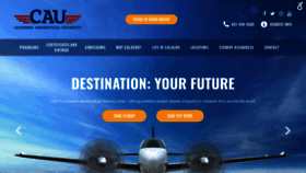 What Calaero.com website looked like in 2020 (4 years ago)
