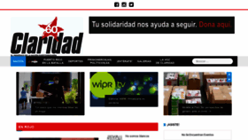 What Claridadpuertorico.com website looked like in 2020 (3 years ago)