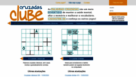 What Cruzadasclube.com.br website looked like in 2020 (3 years ago)