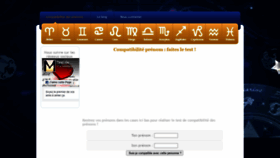 What Compatibilitedesprenoms.fr website looked like in 2020 (4 years ago)
