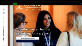 What Comillas.edu website looked like in 2020 (3 years ago)