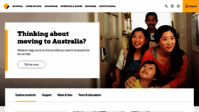 What Commbank.com.au website looked like in 2020 (3 years ago)