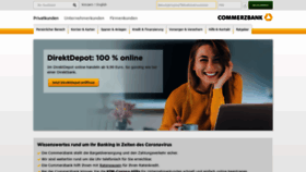 What Commerzbank.de website looked like in 2020 (3 years ago)