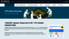 What Cpubenchmark.net website looked like in 2020 (6 years ago)