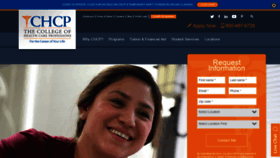 What Chcp.edu website looked like in 2020 (3 years ago)