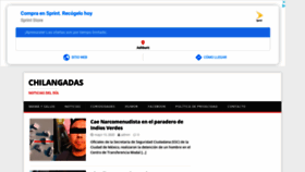 What Chilangadas.com.mx website looked like in 2020 (3 years ago)