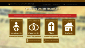 What Cartorioonlinebrasil24h.com.br website looked like in 2020 (3 years ago)