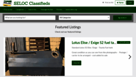 What Classifieds.seloc.org website looked like in 2020 (3 years ago)
