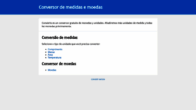 What Conversormedidas.com website looked like in 2020 (3 years ago)