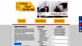 What Cortinasangel.com website looked like in 2020 (4 years ago)