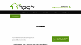 What Conveyancingsydney.net website looked like in 2020 (3 years ago)