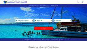 What Caribbean-yachtcharter.com website looked like in 2020 (3 years ago)