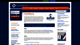 What Courtserve.net website looked like in 2020 (3 years ago)