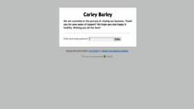 What Carleybarley.com website looked like in 2020 (3 years ago)