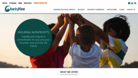 What Charityfirst.com website looked like in 2020 (4 years ago)