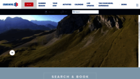 What Courchevel.com website looked like in 2020 (3 years ago)
