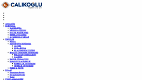 What Calikoglupvc.com.tr website looked like in 2020 (3 years ago)