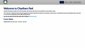 What Charthamparkgolfclub.com website looked like in 2020 (3 years ago)