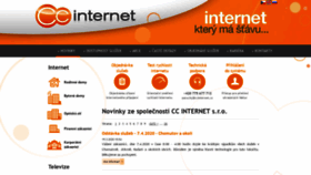 What Ccinternet.cz website looked like in 2020 (3 years ago)
