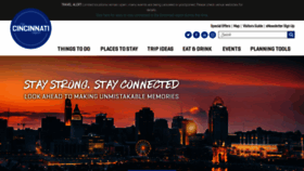 What Cincinnatiusa.com website looked like in 2020 (3 years ago)
