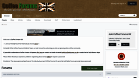 What Coffeeforums.co.uk website looked like in 2020 (3 years ago)