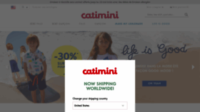 What Catimini.com website looked like in 2020 (3 years ago)