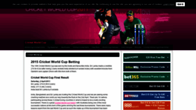 What Cricket-worldcup.net website looked like in 2020 (3 years ago)