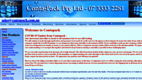 What Contapack.com.au website looked like in 2020 (3 years ago)