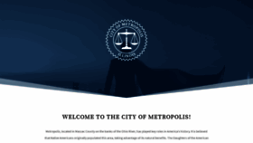 What Cityofmetropolis.com website looked like in 2020 (3 years ago)
