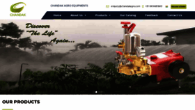What Chandakagro.com website looked like in 2020 (3 years ago)