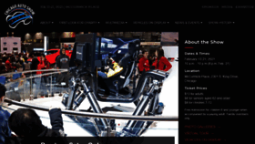 What Chicagoautoshow.com website looked like in 2020 (3 years ago)