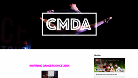 What Cmdanceacademy.com website looked like in 2020 (4 years ago)