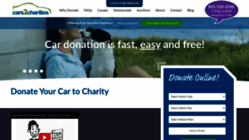 What Cars2charities.org website looked like in 2020 (3 years ago)