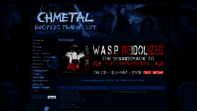 What Chmetal.info website looked like in 2020 (3 years ago)