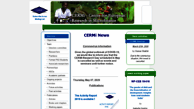 What Cermi.eu website looked like in 2020 (3 years ago)
