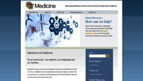 What Cumedicine.us website looked like in 2020 (3 years ago)