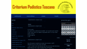 What Criteriumpodisticotoscano.it website looked like in 2020 (3 years ago)