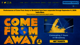 What Comefromaway.com website looked like in 2020 (3 years ago)