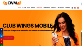 What Clubwingsmobile.com website looked like in 2020 (4 years ago)