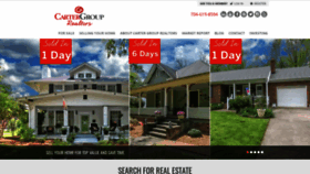 What Cartergrouprealtors.com website looked like in 2020 (3 years ago)