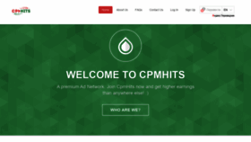 What Cpmhits.ru website looked like in 2020 (4 years ago)