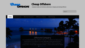 What Cheapoffshore.com website looked like in 2020 (5 years ago)