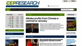 What Cep-research.com website looked like in 2020 (5 years ago)