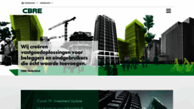 What Cbre.nl website looked like in 2020 (3 years ago)