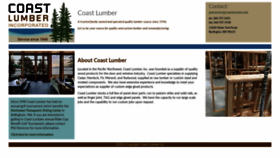 What Coastlumber.com website looked like in 2020 (3 years ago)
