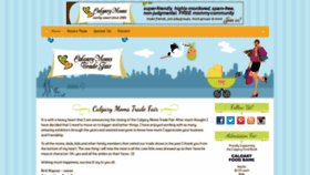 What Calgarymomstradefair.ca website looked like in 2020 (3 years ago)
